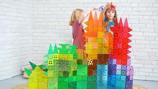Magna-tiles nejlepší magnetická stavebnice pro vaše děti.