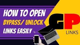 How to Open GPLINKS Link & Skip