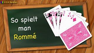 So spielt man Rommé