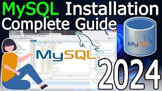 How to install MySQL on Windows 10/11 [ 2024 Update ] MySQL Server & MySQL Workbench Complete guide