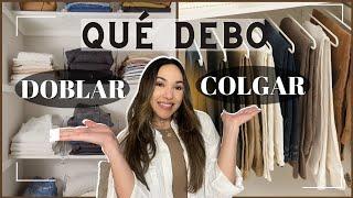 Qué Prendas de Ropa Debo Colgar o Doblar en Mi Closet? |