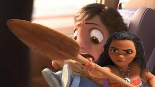 Baby Moana meme | Screaming Girl | The Girl Screams at the Sight of Herself