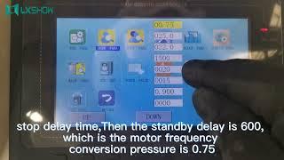 HOW TO SETTING PLC on compressor