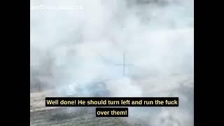 Dramatic Video Between Ukrainian Soldiers and Russian Tank Crew