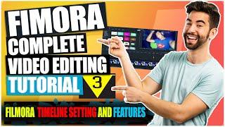 Adding Multiple Tracks to the Timeline Filmora Timeline Settings Features Timeline Tools#HamzaZahoor