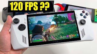 Can ROG Ally run 120 FPS Fortnite?