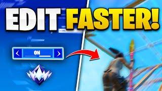 5 Best Ways To Edit Faster In Fortnite! (Console & PC)
