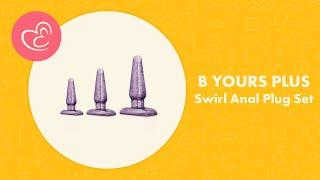 B Yours Plus Swirl Anal Plug Set Review | EasyToys