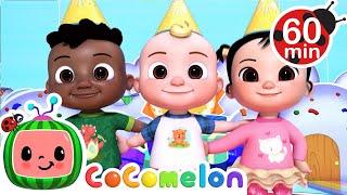 JJ's Birthday Song!  + More CoComelon Nursery Rhymes & Kids Songs | Dance Party Mix!