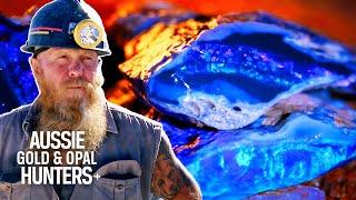 The Bushmen Mine SPARKLING & COLOURFUL Seam Opal Worth $10,000! | Outback Opal Hunters