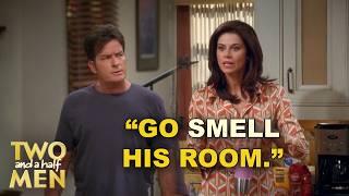 Charlie Can’t Be Trusted Alone with Her | Two and a Half Men