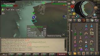 1 Way switch Dagganoth kings w/ Scythe/Shadow/Tbow/Eldritch (DPS calcs/Comments)(80+kph)(OSRS)