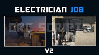 [QB, ESX] FIVEM ELECTRICIAN JOB V2 | PREVIEW | TEBEX! |