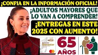 ¡AHORA SI LAS ENTREGAS DE LOS ADULTOS MAYORES YA ESTAN LISTAS PARA TI HOY!