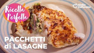 PACCHETTI di LASAGNE CON ZUCCHINE: RICETTA PERFETTA SUPER GOLOSA