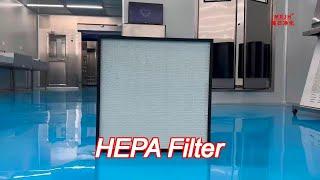 Smart Breathable Hepa High Density Air Filter Aluminum Frame High Flow Air Filters