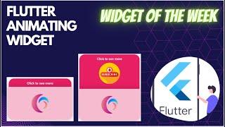 Flutter Animation Envelop. Widget of the week animated padding. Hide Show Text Image with animation.