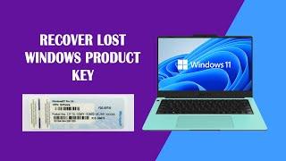 How to Recover Lost Windows Product Key