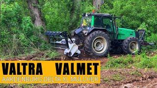 Aardenburg Delta XL 2250 Grizzly forestry mulcher - Valtra Valmet tractor