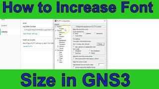 How to Increase Font SIze  and Color in Solar winds Putty || GNS3 Labs || Network  || Dinesh Kumar M