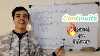 Continuité - 2BAC: Résumé avec exercices