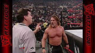 The Rock vs. Y2J - WCW Championship | WWF RAW (2001) 2