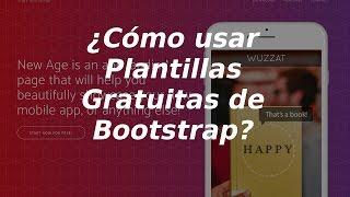 Bootstrap | ¿Cómo usar Plantillas Gratuitas de Bootstrap 4?