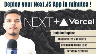Mastering Next.js: Deploy Your Next.JS App on Vercel in Minutes     #nextjs #vercel