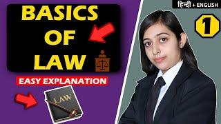 Indian Law - Basic Concepts | Hindi + English Full Lecture | Law Planet