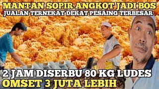 MANTAN SOPIR ANGKOT JADI BOS ! JUALAN UNIK DEPAN PESAING OMSET 3 JUTA 2 JAM ABIS 80 KG ! IDE USAHA