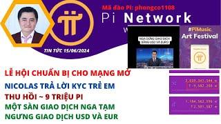 Pi Network| Lễ Hội Chuẩn Bị Cho Mạng Mở| Nicolas Trả Lời Kyc Trẻ Em