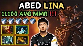  ABED LINA Midlane Highlights 7.35c  11100 AVG MMR Pub Gameplay - Dota 2