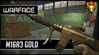 Warface M16A3 Gold Hangar 2.0