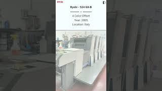 Used Sheet Fed / Offset | Ryobi - 524 GX-B Machine for SALE @Machinedalal