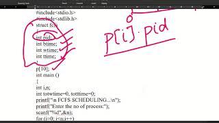 CSL 206 :EXP 5: C Program to implement FCFS algorithm