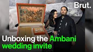 Unboxing the Ambani wedding invite