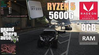 Ryzen 5 5600G 8GB RAM : GTA 5 High Settings