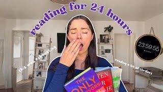 reading for 24 hours in a weekend | spoiler free reading vlog