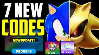 *NEW* ALL WORKING CODES FOR SONIC SPEED SIMULATOR IN 2024! ROBLOX SONIC SPEED CODES