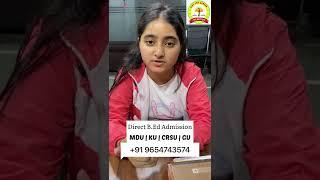 Direct MDU B.Ed Admission 2023 | without Entrance Exam #short #bedadmission #viral #shortvideo