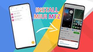 How To Install MTZ Themes On Miui - Apply Third-Party Theme On MIUI 12 And MIUI 11