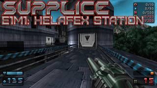 Supplice - E1M1: Helafex Station playthrough 4K - Classic shooter made with GZDoom