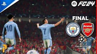 FC 24 - C. Ronaldo | Arsenal Vs Man City | Final UCL 24/25 || PS5™ [4K60]