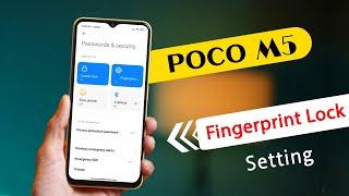 How to Set Fingerprint Lock on Poco M5 | Poco M5 Side Fingerprint Lock Settings