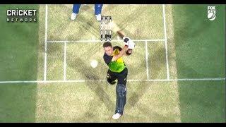 Glenn Maxwell hits the 'Flying Fox' camera | Gillette T20I Series 2018-19