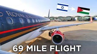 The 18-MINUTE, 69 MILES FLIGHT from ISRAEL to JORDAN