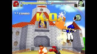 NICK54222 MUGEN: KOF Mario (me) and SM64 SMG4 VS Fishy Boopkins and Bob Garo