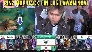 DILUAR NALAR ! RINZ MAP HACK ?? RRQ HOSHI VS NAVI GAME 2