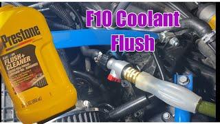 BMW F10 535i Coolant flush