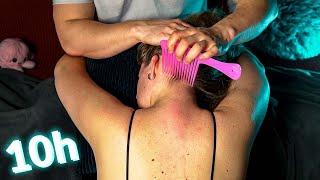 Epic 10-Hour ASMR Marathon: Deep Scalp, Hair Sounds & Tingles for Intense Sleep Aid